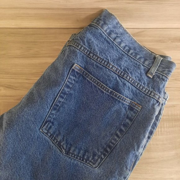 Burry Lane for Men Men's 40W Flannel Lined Medium Washed Blue Jeans - Picture 1 of 5